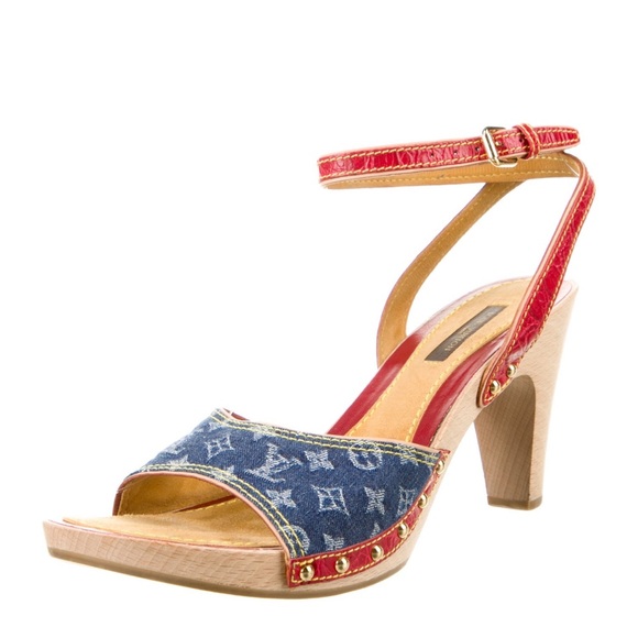 Animal Print Louis Vuitton Sandals - Picture 2 of 6